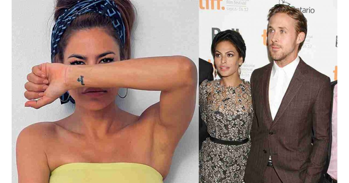 Eva Mendes dövmesini gururla sergiliyor… Hollywood’un gözde çifti sonunda evlendi mi? 