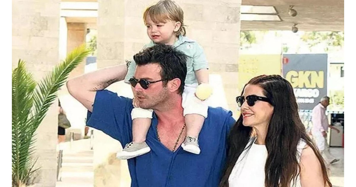 Kıvanç Tatlıtuğ'un oğlu Kurt Efe babasının telefonunu ele geçirdi! İlk tweeti gündem oldu 