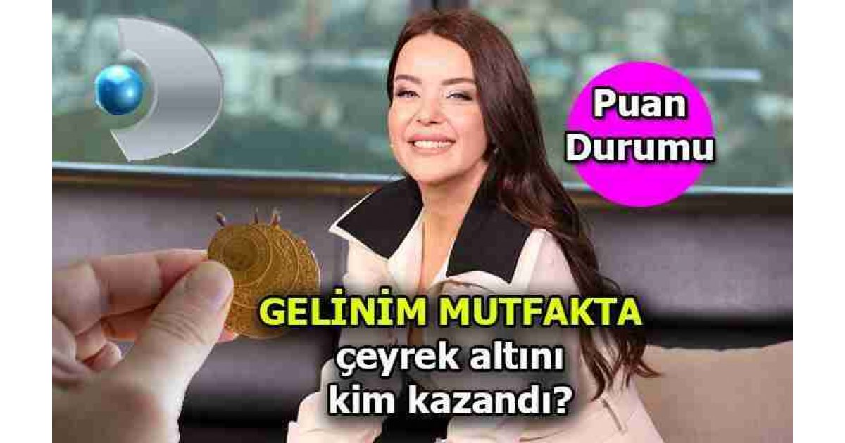 Gelinim Mutfakta bugün çeyreği kim aldı? Gelinim Mutfakta puan durumu 30 Ağustos 2023 Çarşamba 