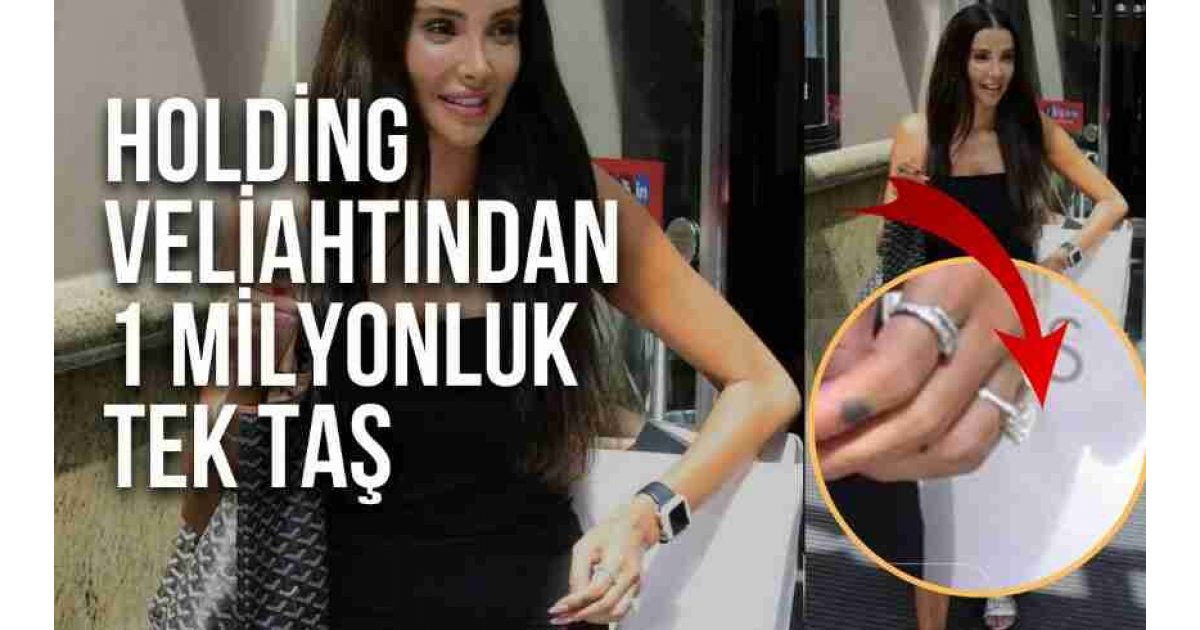 Ünlü iş insanı Faruk Çolakoğlu'ndan sevgilisi Özge Ulusoy'a 1 milyonluk tek taş hediyesi 