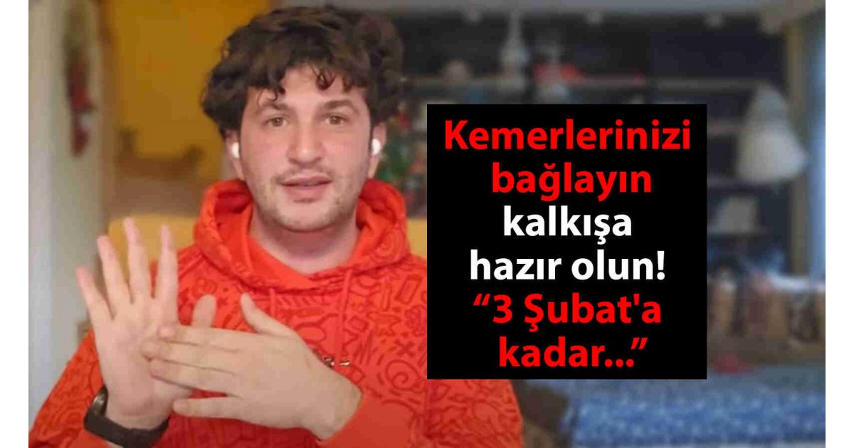 Kemerlerinizi bağlayın, kalkışa hazır olun! Astrolog Dinçer Güner tarih verdi: 3 Şubat'a kadar... 