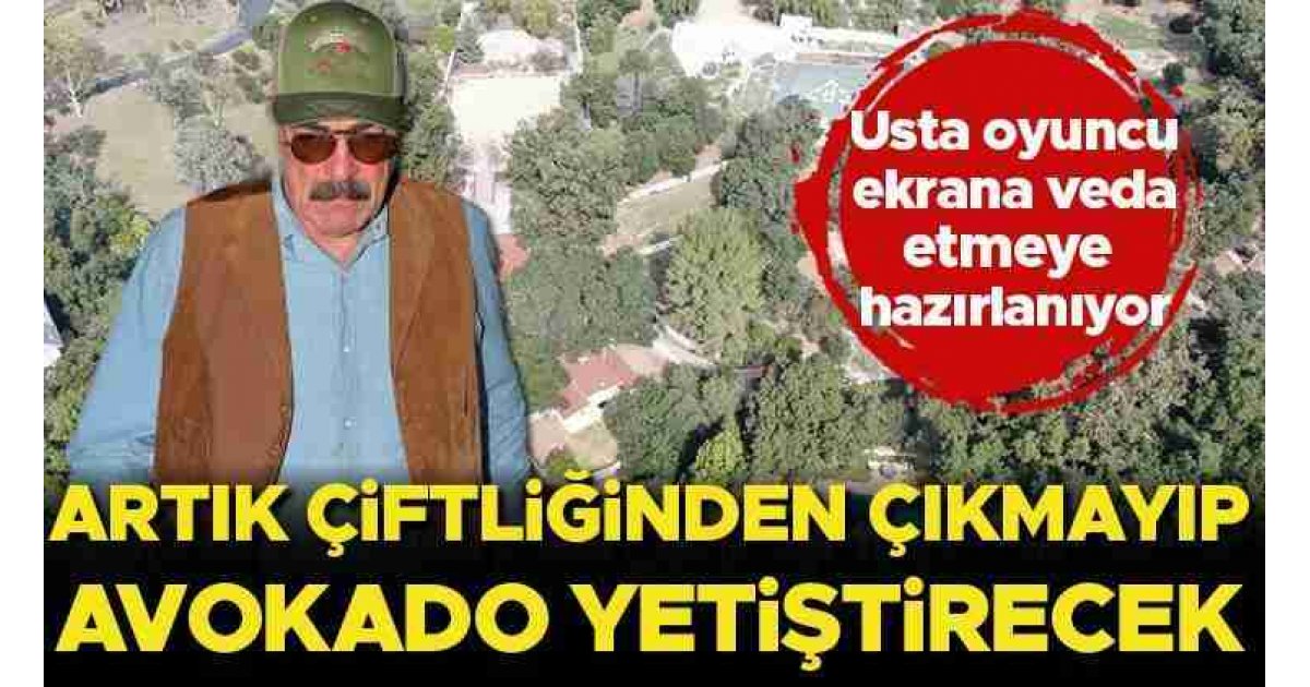 Ünlü oyuncu 13 yıldır oynadığı diziye veda ediyor… Artık çiftliğinde avokado yetiştirecek 