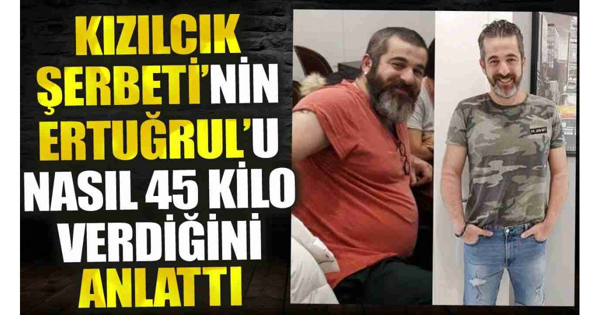 Kızılcık Şerbeti'nin Ertuğrul'u nasıl 45 kilo verdiğini anlattı 