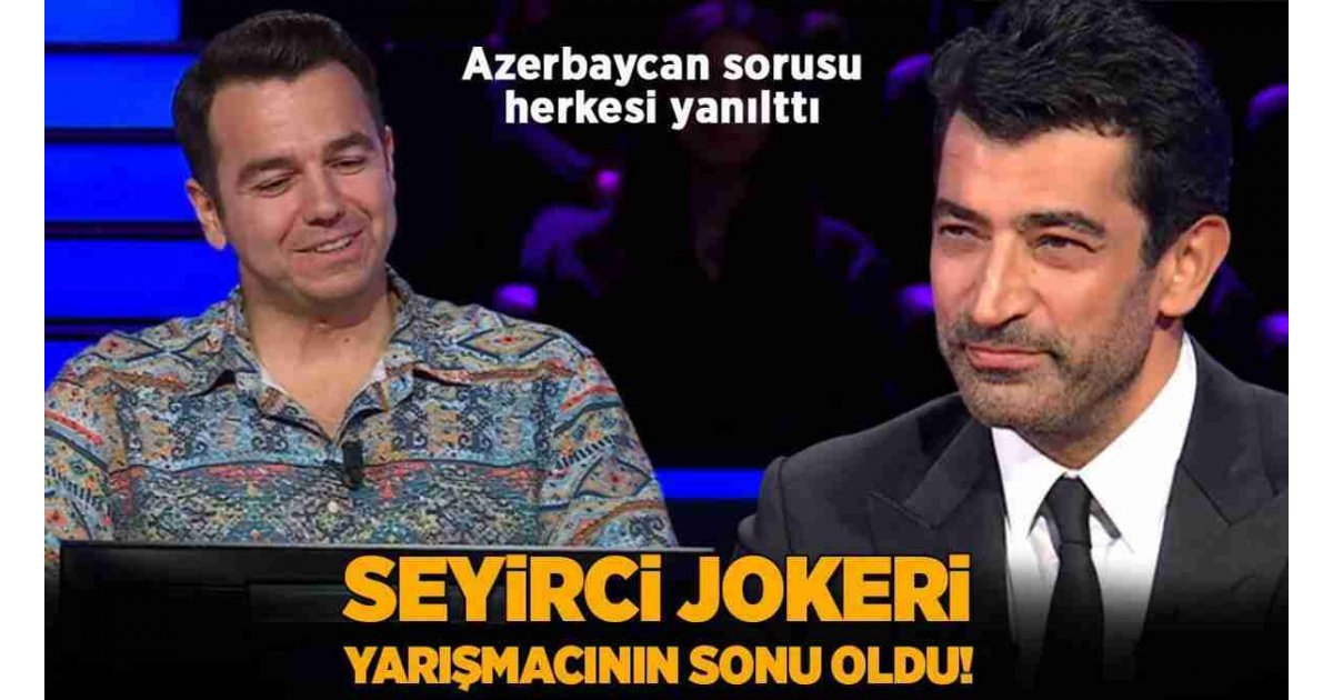'Kim Milyoner Olmak İster'de seyirci jokeri yarışmacının sonu oldu! Azerbaycan sorusu herkesi yanılttı 