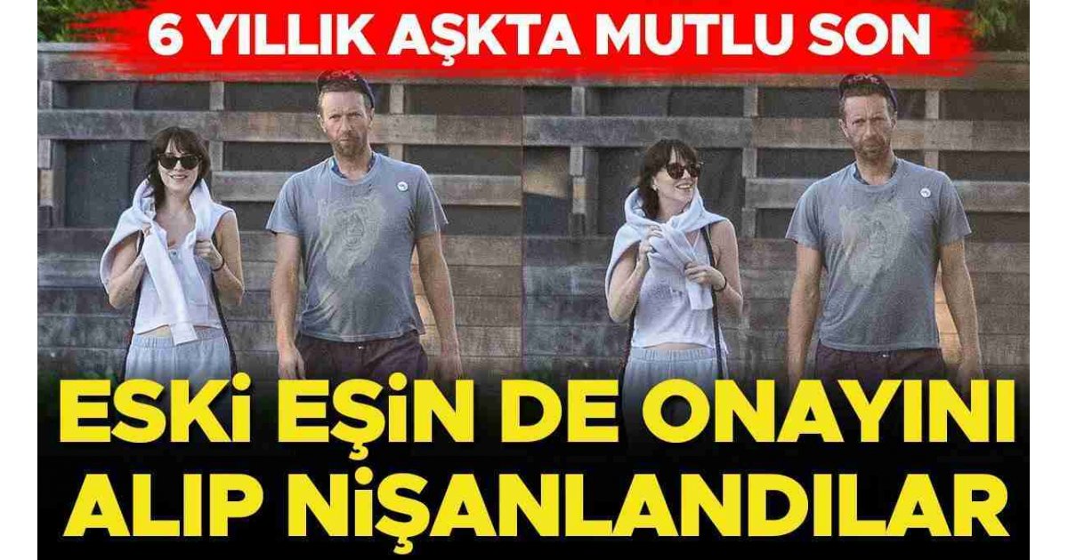 6 yıllık aşkta mutlu son: Eski eşin onayını da alıp nişanlandılar 