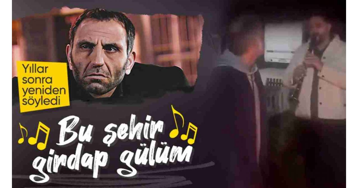 Kurtlar Vadisi'nin Memati'si Gürkan Uygun, 'Bu Şehir Girdap Gülüm' şarkısını yeniden söyledi 