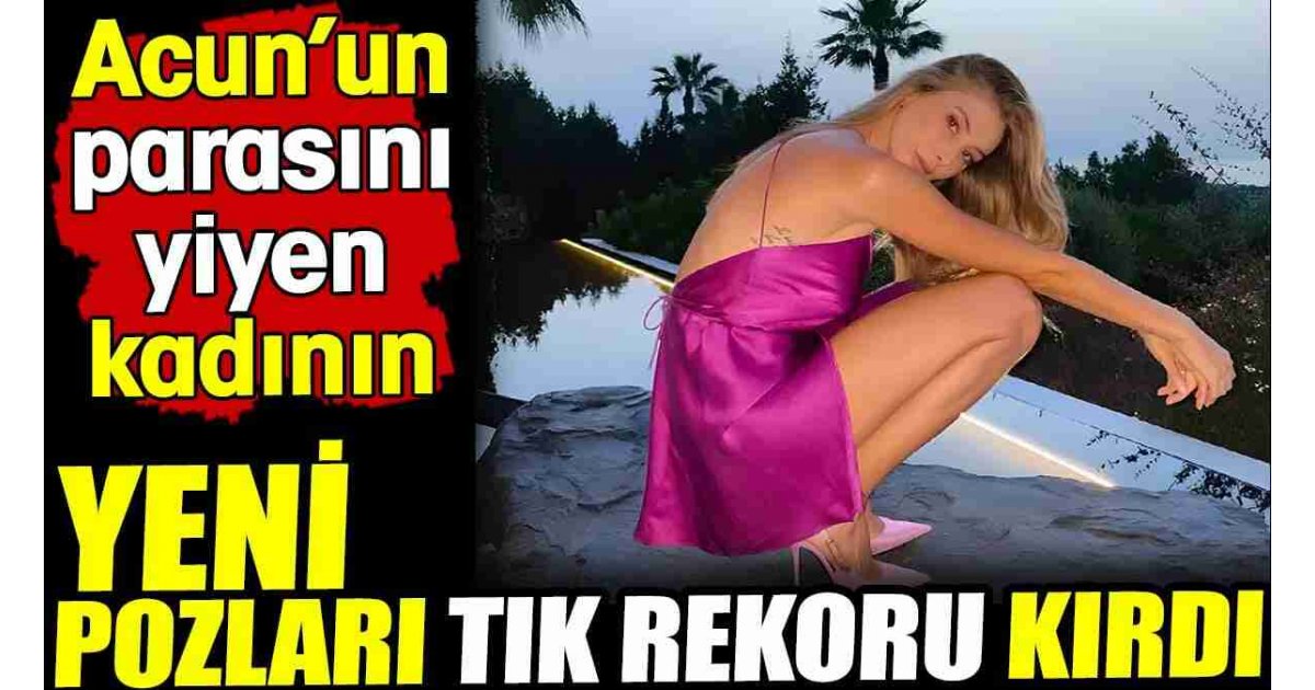 Şeyma Subaşı'nın yeni pozları tık rekoru kırdı 