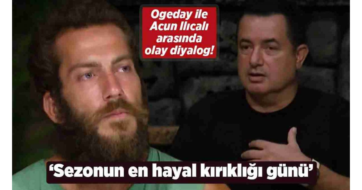 Acun Ilıcalı ve Ogeday Girişken arasında olay diyalog! 'Sezonun en hayal kırıklığı günü' 