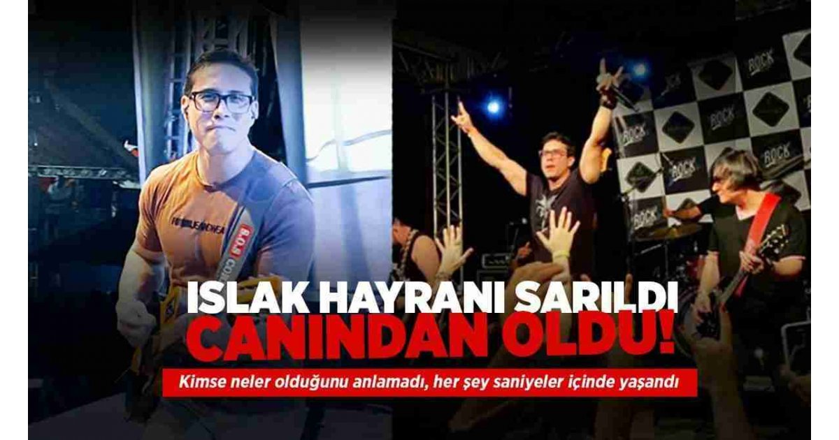 Islak hayranı sarıldı canından oldu! Kimse neler olduğunu anlamadı, her şey saniyeler içinde yaşandı 