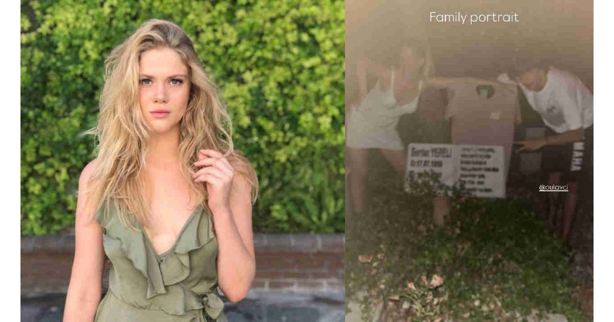 Serel Yereli babasının mezarı başında paylaştığı fotoğraflar tepki çekti 