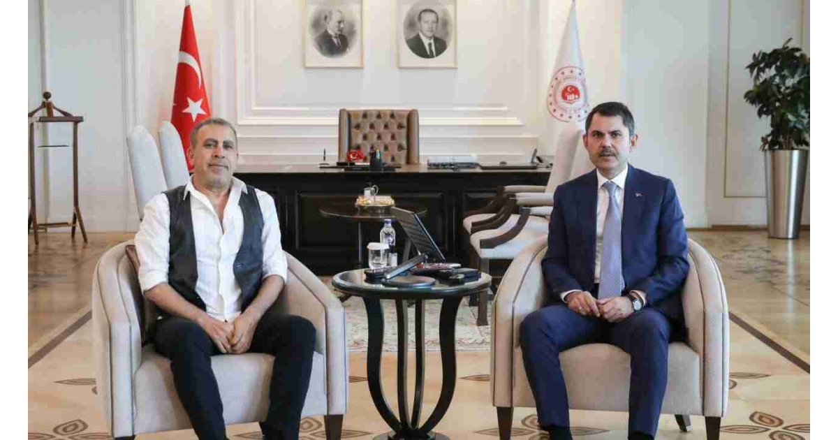 Bakan Murat Kurum, Haluk Levent'i kabul etti: Hep birlikte sileceğiz... 
