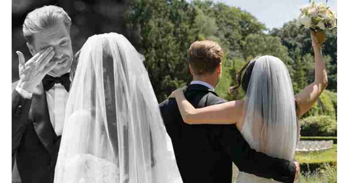 Davul zurnalı karşılama... Eşini gelinlikle görünce gözyaşlarına engel olamadı!