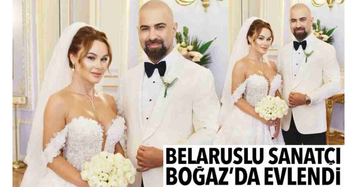 Boğaz'da evlendiler