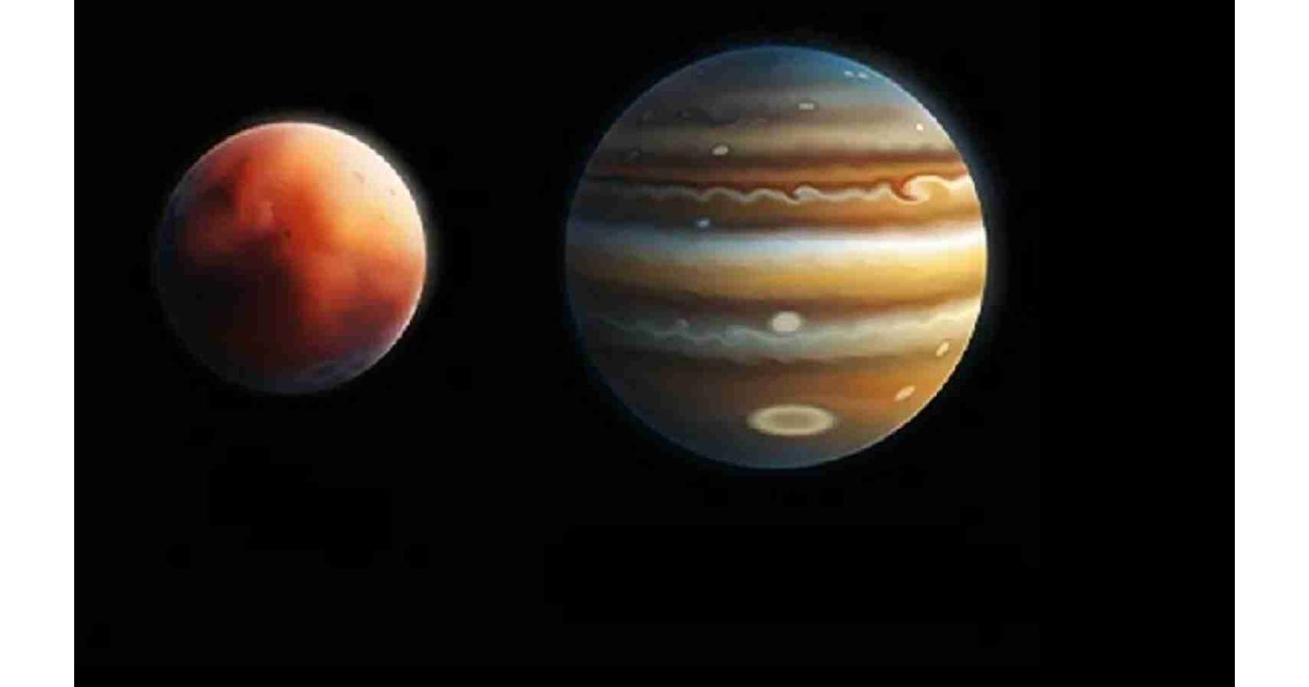 2033'e kadar bir daha görünmeyecek... Mars ve Jüpiter o tarihte gökyüzünde dans edecek