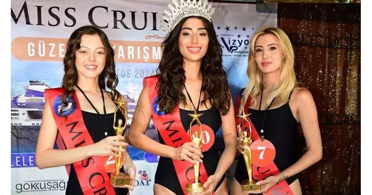 Miss Cruise Güzellik Yarışması'nın kraliçesi sağlık çalışanı Kadriye Nur Çelebi oldu