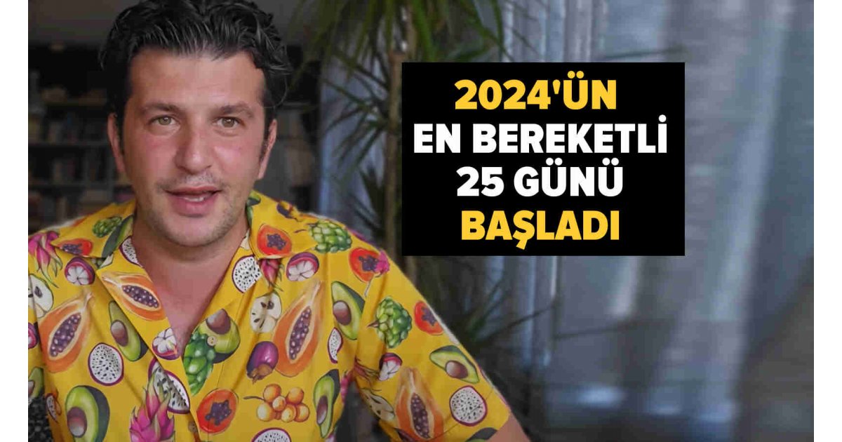 2024'ün en bereketli 25 günü başladı... Dinçer Güner 3 burç için söyledi: Cebiniz de kalbiniz dolacak!