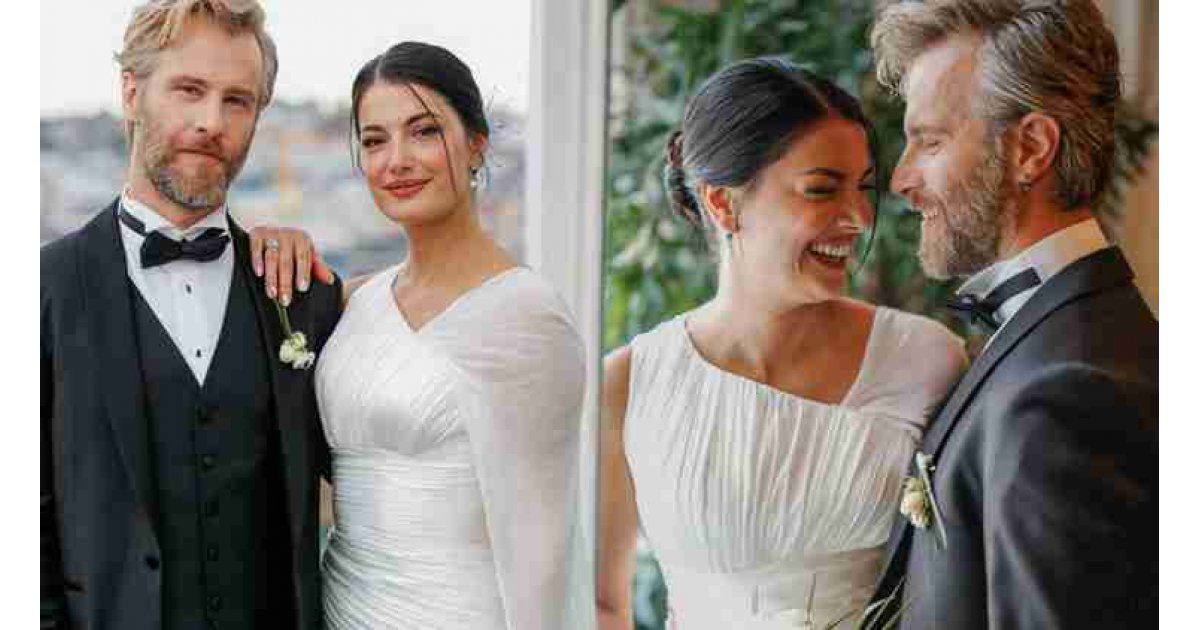 4 yıllık aşkta mutlu son... Özgür Çevik ile Hatice Kartoğlu evlendi