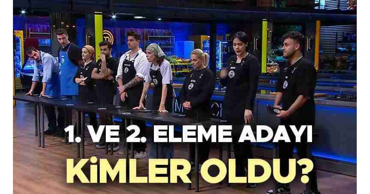 MASTERCHEF ELEME ADAYLARI KİMLER OLDU (8 Ekim 2024 Salı) | Dün akşam MasterChef  son bölümde 1. ve 2. eleme adayı kim oldu, eleme potasına kim gitti? Dokunulmazlık oyununda mavi takımdan şoke eden hata!