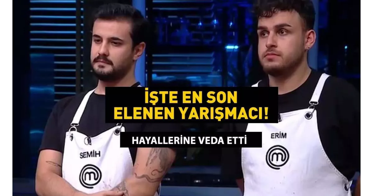 MasterChef'e 6. olarak veda etti! Erim MasterChef'ten elendi! 26 Aralık 2024 MasterChef'te yaşananlar!