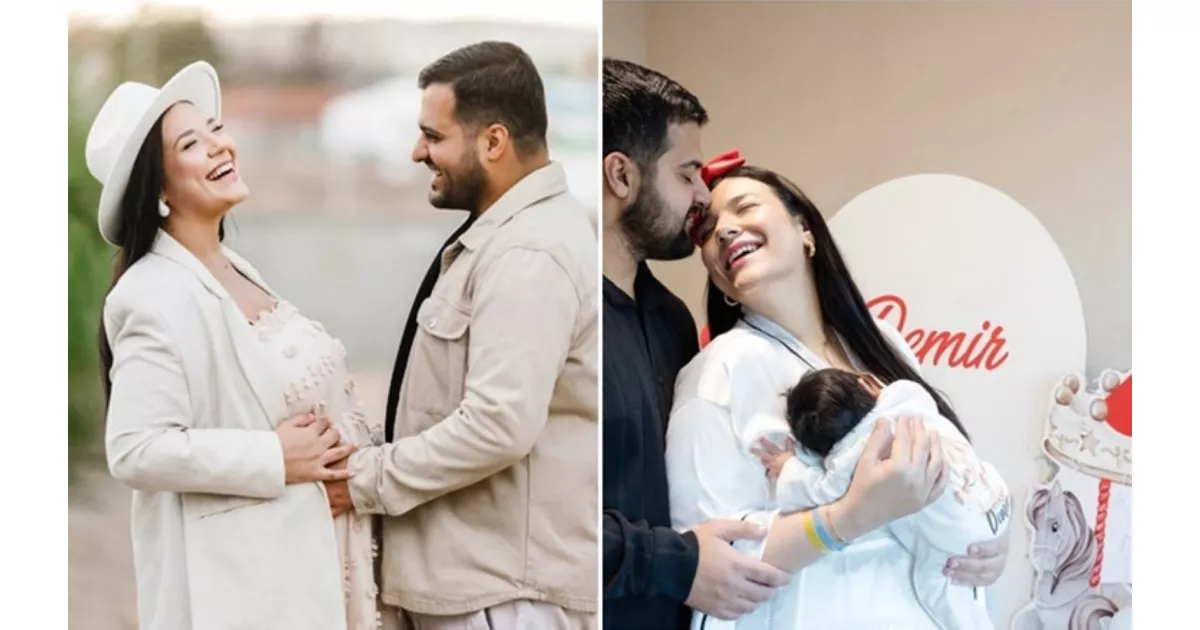 Yeni anne olan Tuğçe Kandemir oğluyla fotoğraflarını paylaştı: 'Maşallah butonuyum'