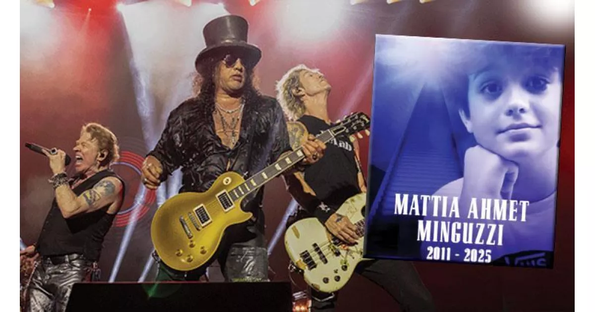 Öldürülmeseydi, Mattia bu konsere katılacaktı. Guns N’ Roses, Mattia Ahmet Minguzzi’yi andı: “Huzur içinde yat.”
