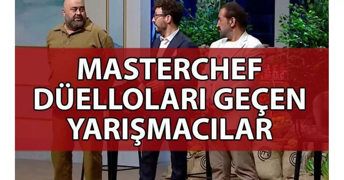MASTERCHEF DÜELLOLARI KAZANAN YARIŞMACILAR ? 27 Haziran MasterChef Türkiye'de final turuna geçen yarışmacılar belli oldu.