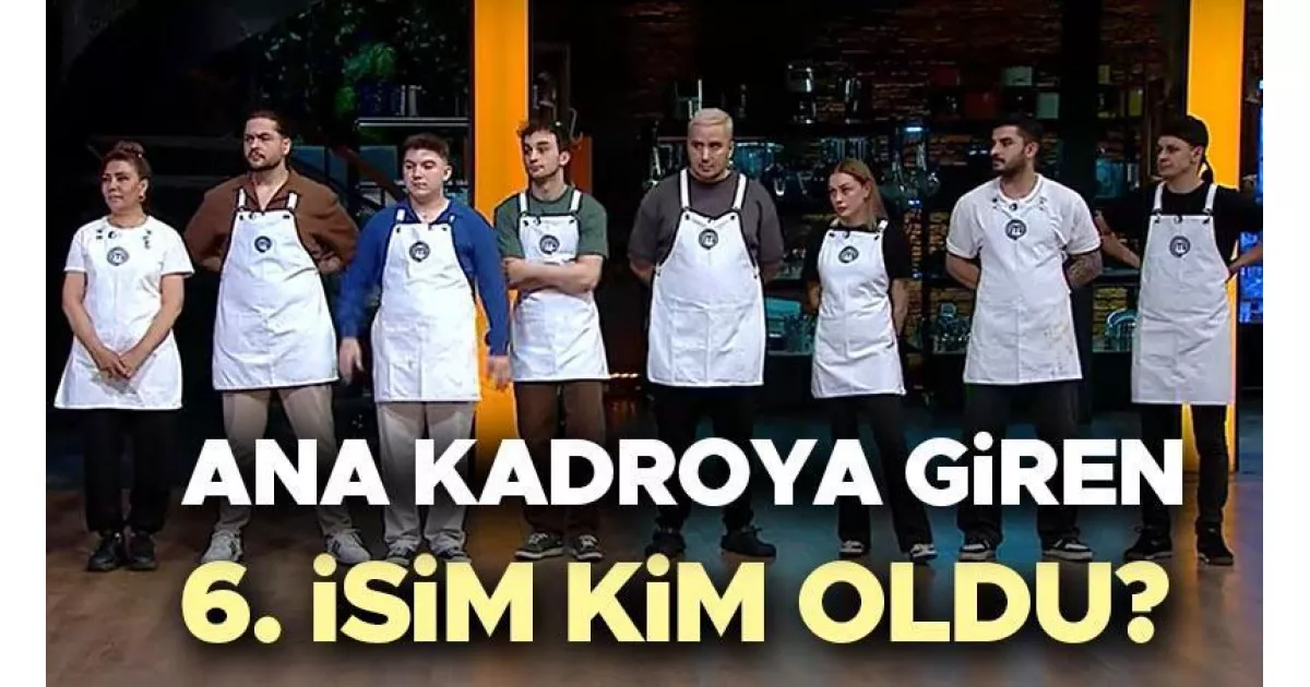MasterChef 2025 ana kadroya son olarak 6. yarışmacı girdi. Dün akşam önlüğü kazanan isim belli oldu.
