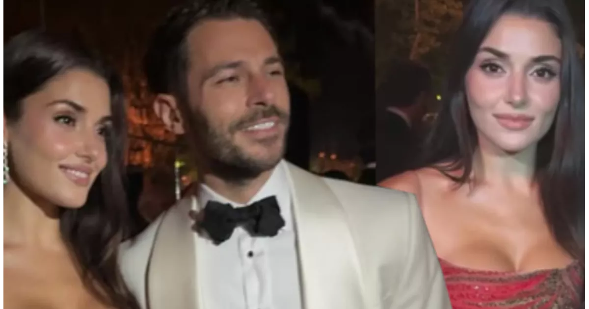 Hande Erçel, düğünde şıklığıyla gelini adeta gölgede bıraktı.