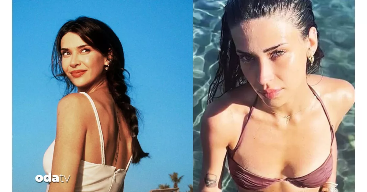 Devrim Özkan, Ege'de kürek sörfü yaparak su sporlarına olan tutkusunu gösterdi.