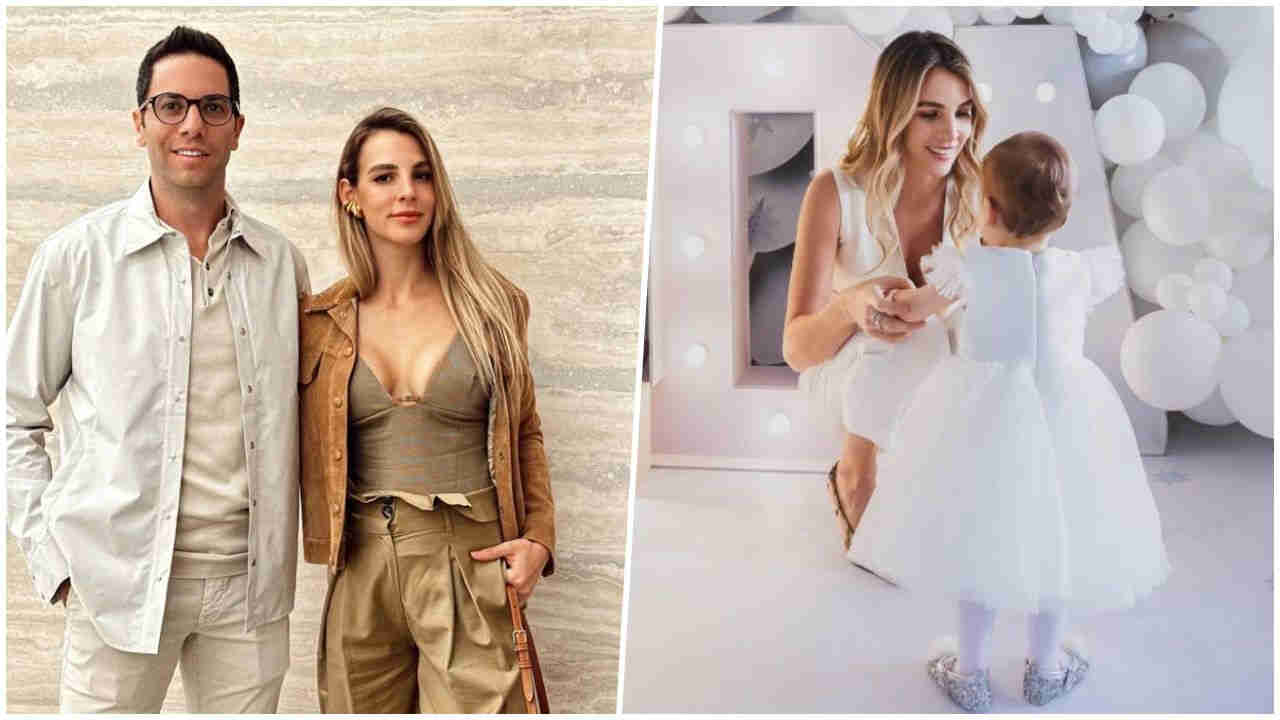 Aslışah Alkoçlar ile Kaan Demirağ’ın kızları Ada bir yaşında 