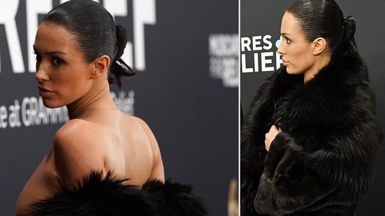 Ödül gecesine davetsiz misafir... Kürkünü omuzundan sıyırıp attı ve kocasıyla birlikte kapı dışarı edildi