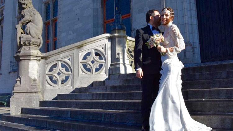 Brüj'de, 9 yıl önce bugün evlenmişti, en sevdiği yer. Cancağızım!
