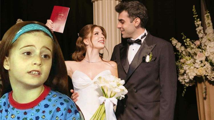 Sihirli Annem'in Çilek'i Zeynep Özkaya evlendi!