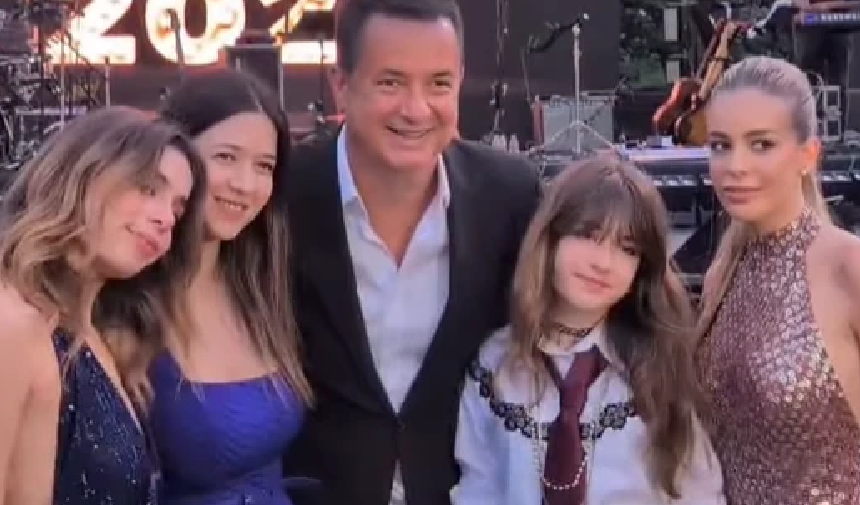 Acun Ilıcalı, kızının mezuniyetinde eski eşiyle bir araya geldi.