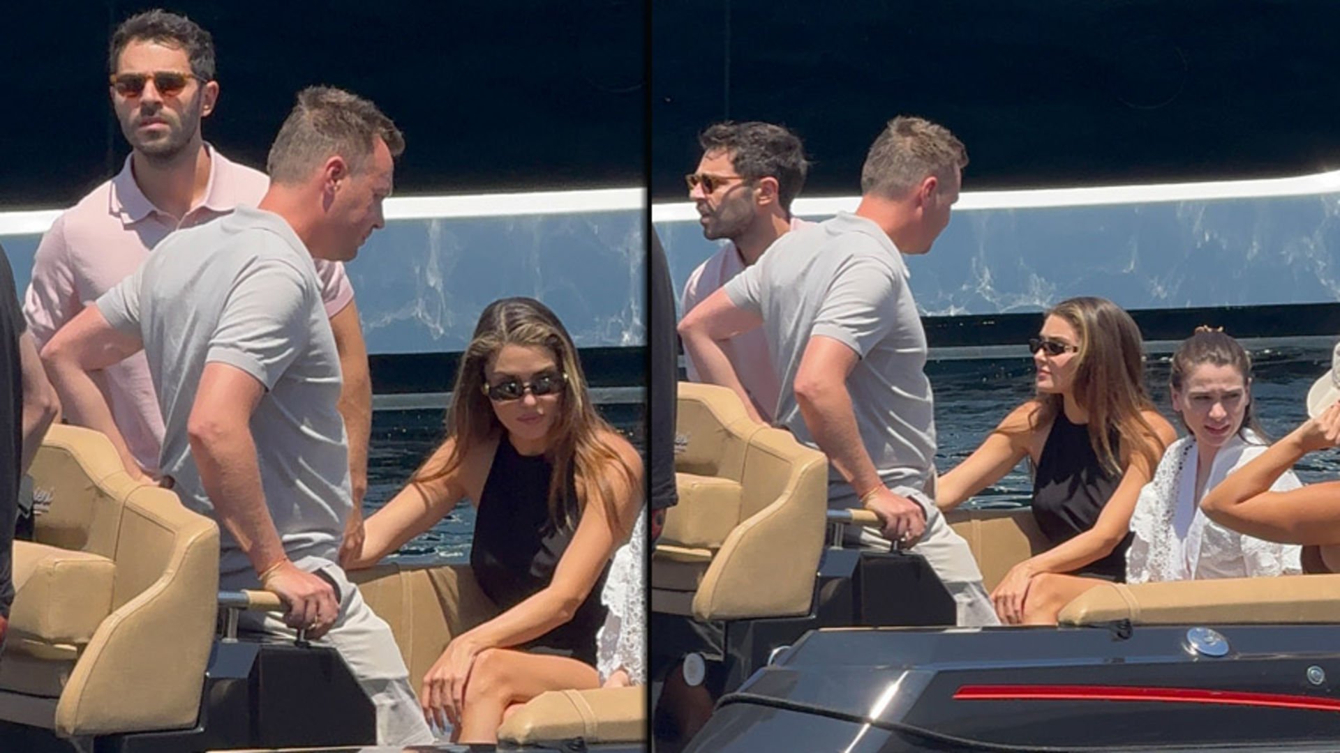 Sabancı, sevgilisiyle Bodrum'da tatilin tadını çıkarıyor. Yaz keyfi devam ediyor.