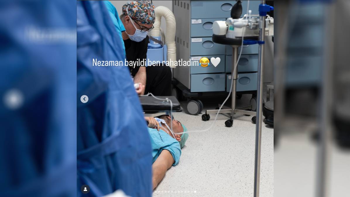 Serdar Dursun, ikinci kez baba olurken heyecandan bayıldı. Eşi Yasemin, bu anı esprili paylaştı.