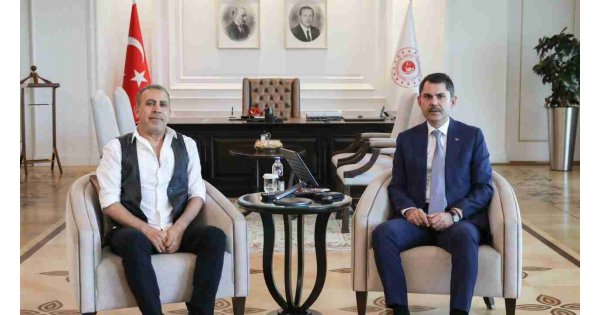 Bakan Murat Kurum, Haluk Levent'i kabul etti: Hep birlikte sileceğiz... Bakan Murat Kurum, Haluk Levent'i kabul etti: Hep birlikte sileceğiz...