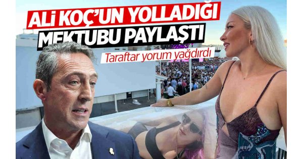 Ali Koç'un mektubunu paylaştı! Taraftar yorum yağmuruna tuttu