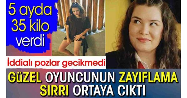 Güzel oyuncunun zayıflama sırrı ortaya çıktı. 5 ayda tam 35 kilo verdi. İddialı pozlar gecikmedi