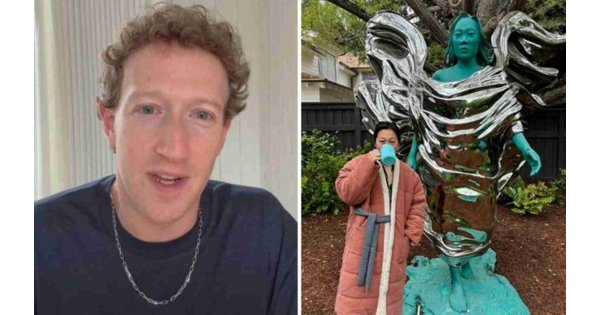 Meta CEO'su Mark Zuckerberg, eşinin heykelini yaptırdı