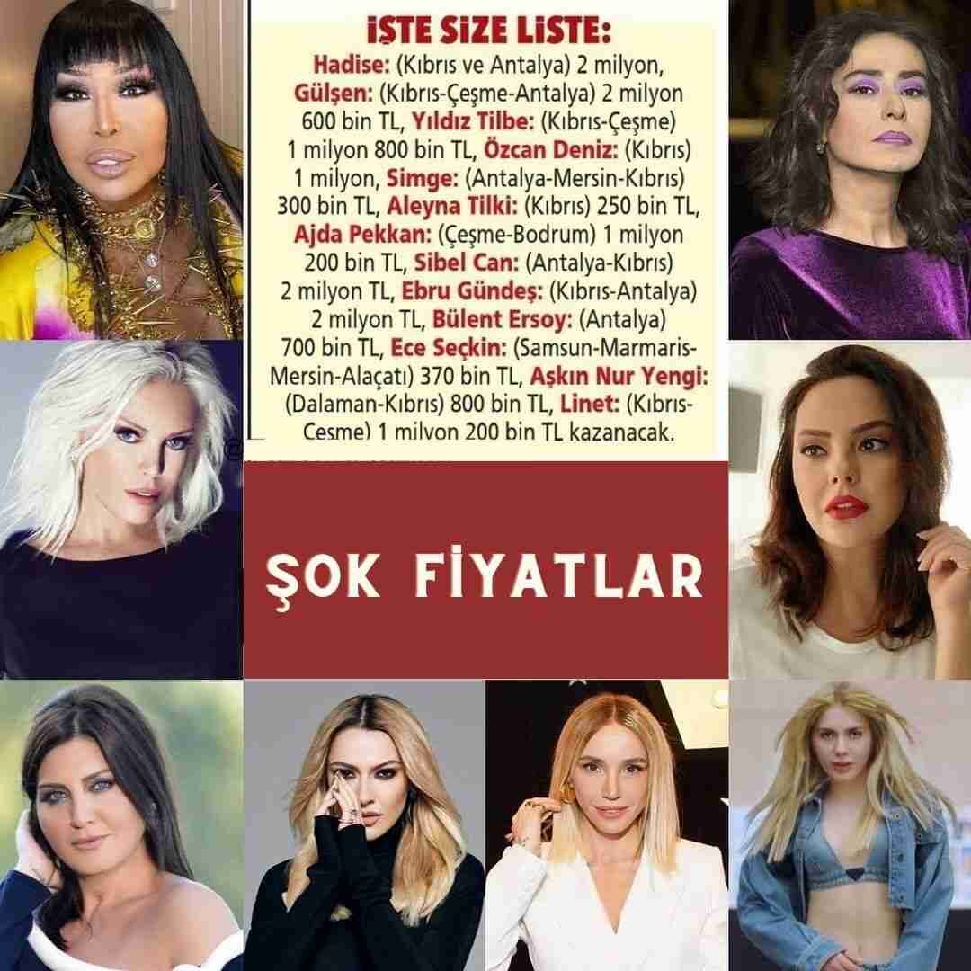 Ünlülerin Bayram Programları için Alacakları Ücret Dudak Uçuklattı!