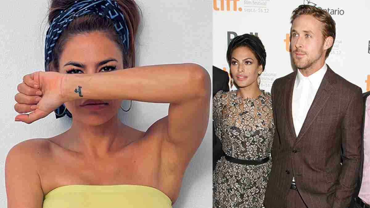 Eva Mendes dövmesini gururla sergiliyor… Hollywood’un gözde çifti sonunda evlendi mi?