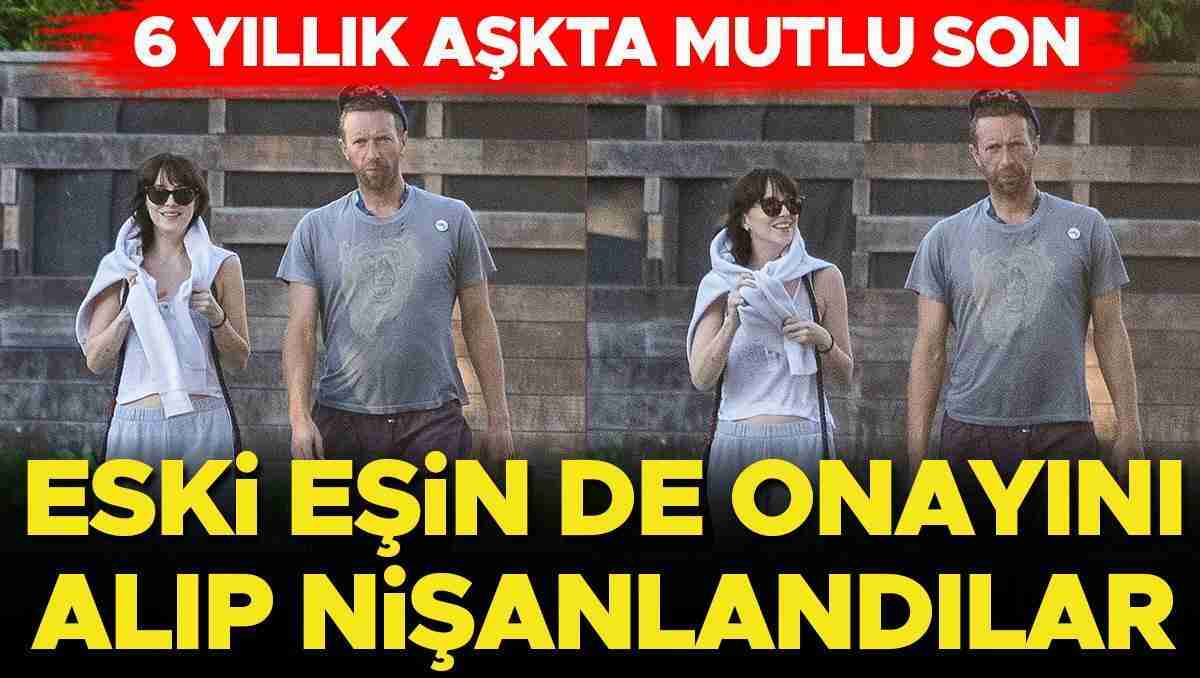 6 yıllık aşkta mutlu son: Eski eşin onayını da alıp nişanlandılar