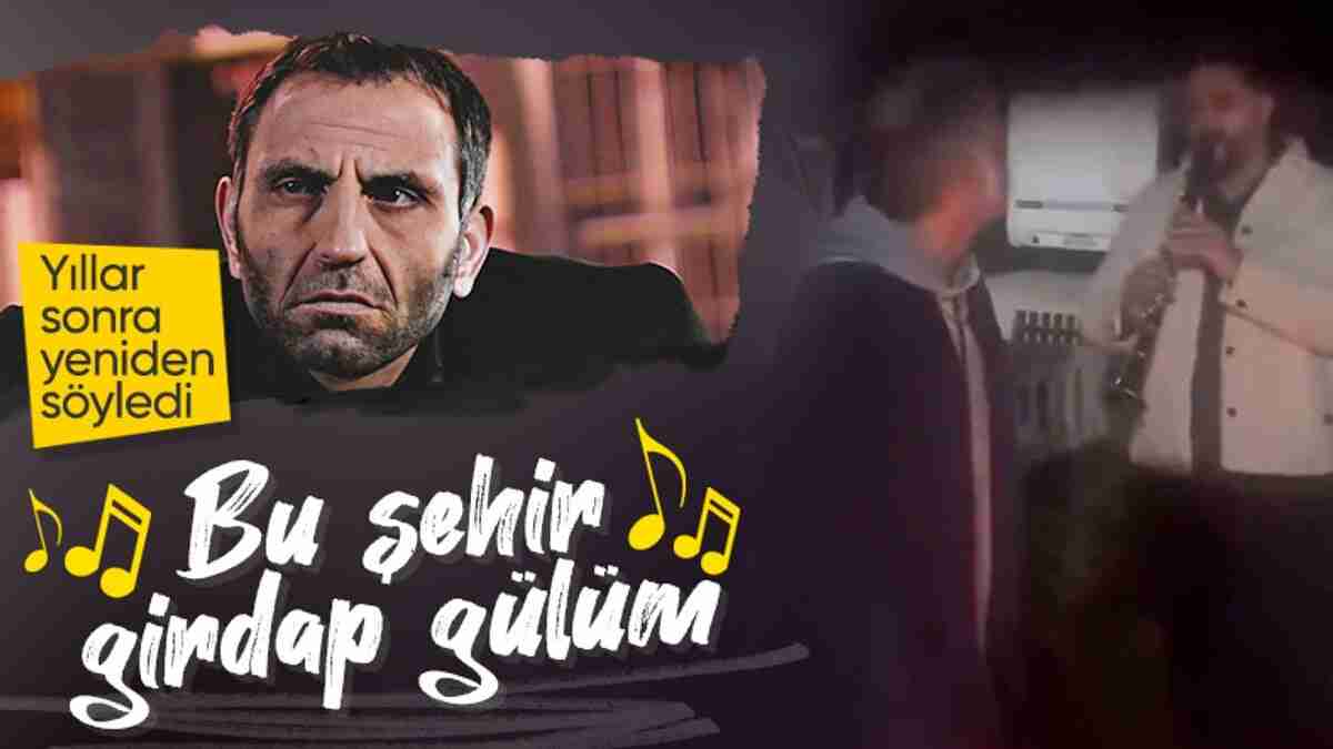 Kurtlar Vadisi'nin Memati'si Gürkan Uygun, 'Bu Şehir Girdap Gülüm' şarkısını yeniden söyledi