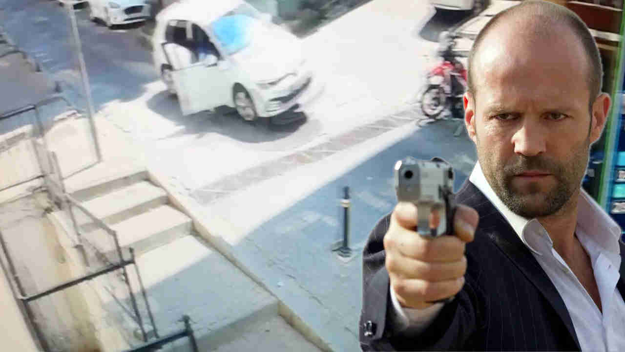 Bu da dişi Jason Statham... Araç kontrolden çıkınca bunu yaptı