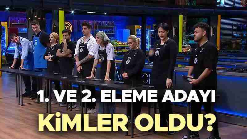 MASTERCHEF ELEME ADAYLARI KİMLER OLDU (8 Ekim 2024 Salı) | Dün akşam MasterChef son bölümde 1. ve 2. eleme adayı kim oldu, eleme potasına kim gitti? Dokunulmazlık oyununda mavi takımdan şoke eden hata!